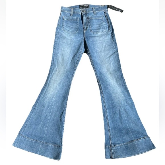 New Veronica Beard High Rise Sheridan Bell Bottoms  Jeans Denim Keystone 29 - Picture 3 of 11